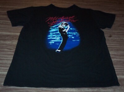 MICHAEL JACKSON Moonwalk T-shirt MENS LARGE | eBay