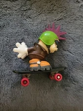 2001 TECH DECK SKATE CREW 1 MAGNA SERIE LENNY PURPLE HAIR SUPER RARE W Board