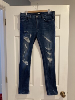 BLK DNM Distressed Jeans. Size 33. $350.