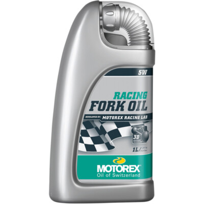 Motorex Motorcycle Racing Fork Oil w/3D Response | 5W | 1 Liter | 153944