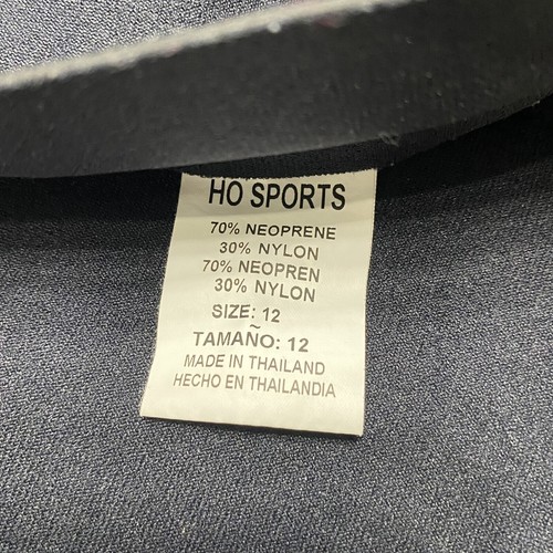 HO SPORTS 4 Way Stretch Back Zipper Black Rash Guard Wet Suit Junior's Size 12 - Picture 6 of 11