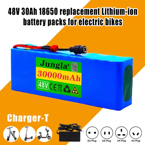 E-Bike Li-Ion Akku 48V 30/58Ah 13S3P Ersatz Lithium Ionen Akkupack mit Ladegerät - Bild 15 von 19