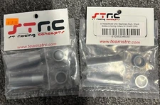 STRC STA80036GM Shock Bodies/Spring Collars Gun Metal (4) Axial Wraith