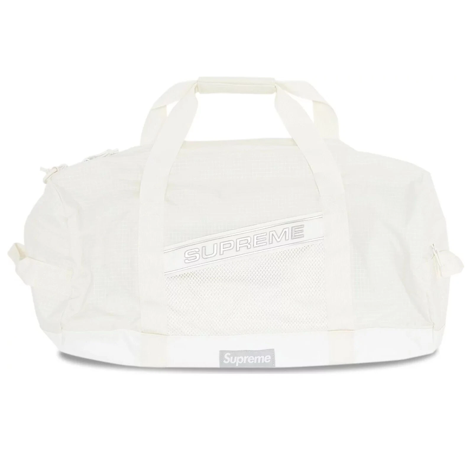 Sac de voyage Supreme FW23 logo 3D blanc