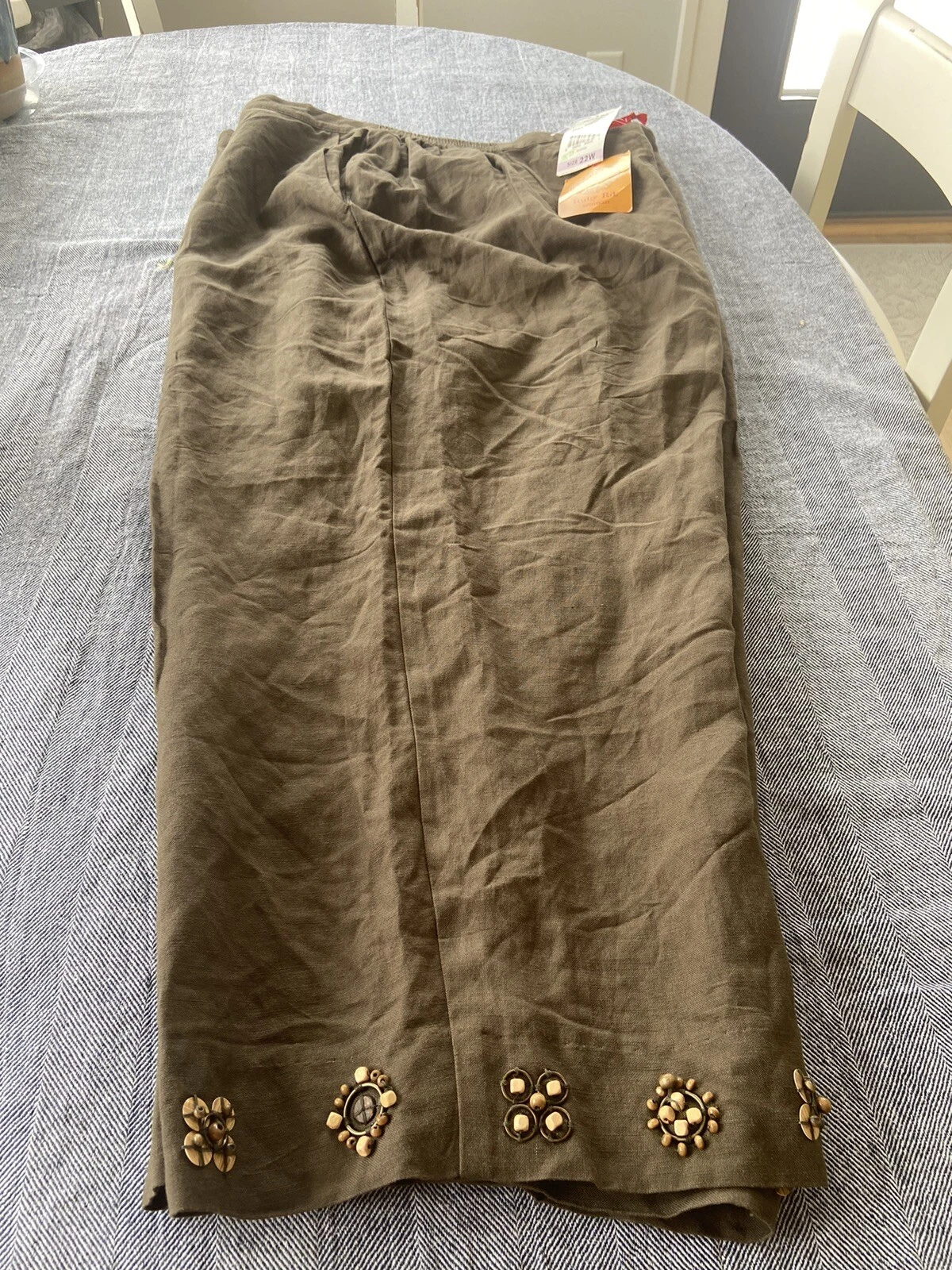 NWT Ruby RD Women’s 22W Capri Pants Olive