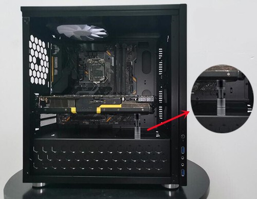 Adjustable Alloy Graphics Card Support GPU Brace Video Card Sag Holder Bracket G - Afbeelding 12 van 16