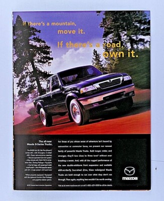 1998 Mazda B4000 Vintage Series 4 X 4 SE 4 Cab PlusOriginal Print
