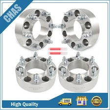 (4) 6x5.5 Hubcentric Wheel Adapter 2" For Toyota 106mm Bore to 95.1mm Wheel Bore