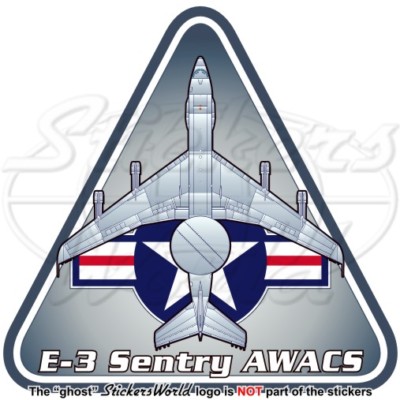 Boeing E-3 Sentry USAF E-3B AWACS AEW & C E-3C USA E-3G Air Force 95mm Decal