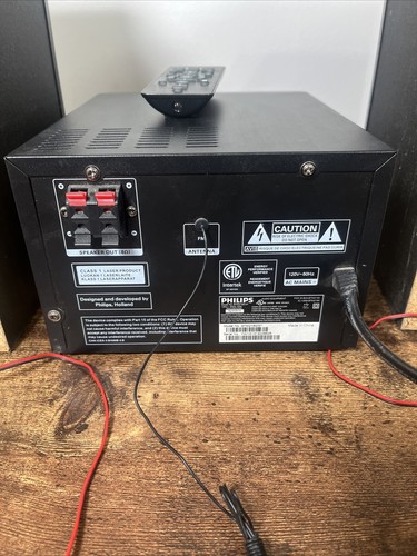 Phillips Micro Music System w/ Remote BTM2180 Black Bluetooth/ MP3/USB Direct - Picture 9 of 9