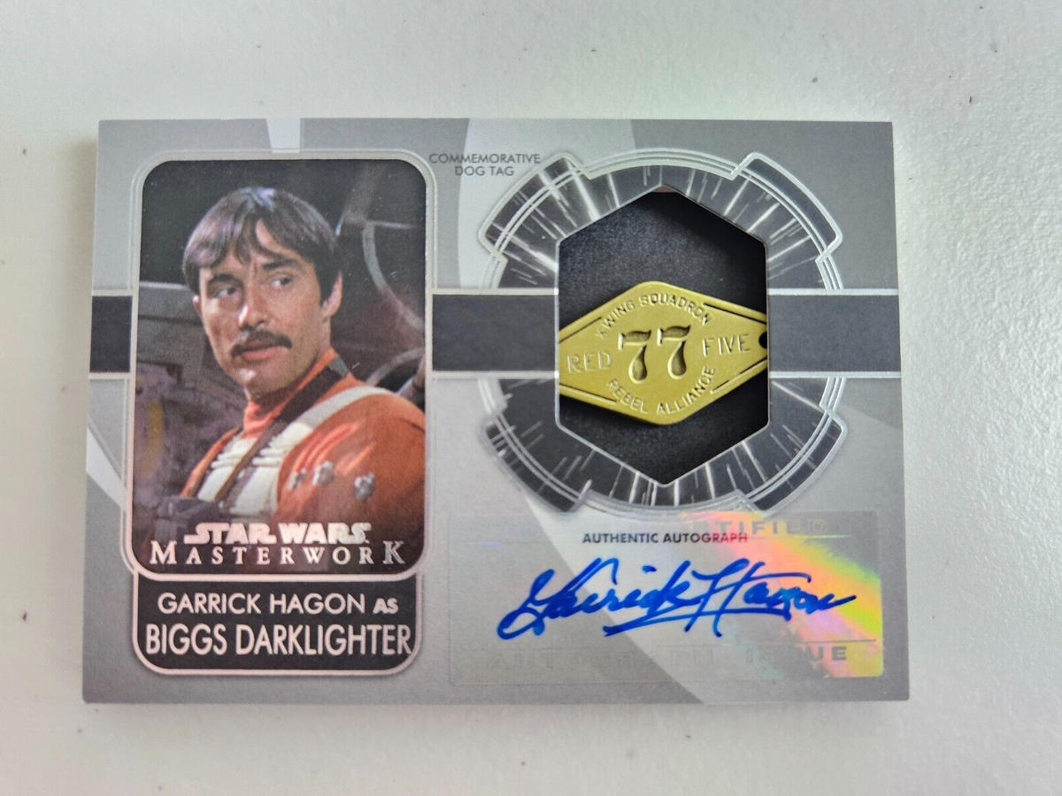 2022 topps starwars masterwork BIGGS autograph card スター 2022 topps starwars masterwork BIGGS autograph card スター