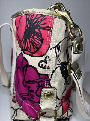 Coach B1294-F17148 Poppy Floral Crossbody Purse Handbag Very Coach B1294-F17148 Poppy Floral Crossbody Purse Handbag Very