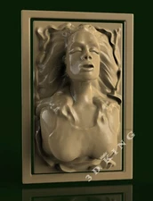 STL 3D Model WOMAN IN THE CHOCOLATE for CNC Router Engraver Carving Aspire