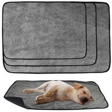 Washable Dog Pads Reusable Puppy Pee Wee Training Pads Extra Large Non-Slip Gray
