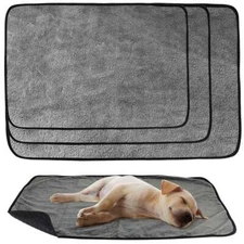 Washable Dog Pads Reusable Puppy Pee Wee Training Pads Extra Large Non-Slip Gray