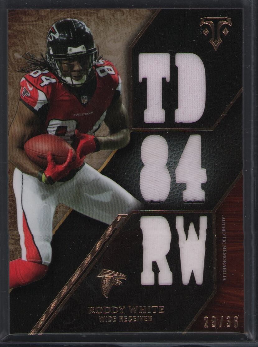 2014 Topps Triple Threads - Relics #TTR-132 Roddy White /36 2014 Topps Triple Threads - Relics #TTR-132 Roddy White /36