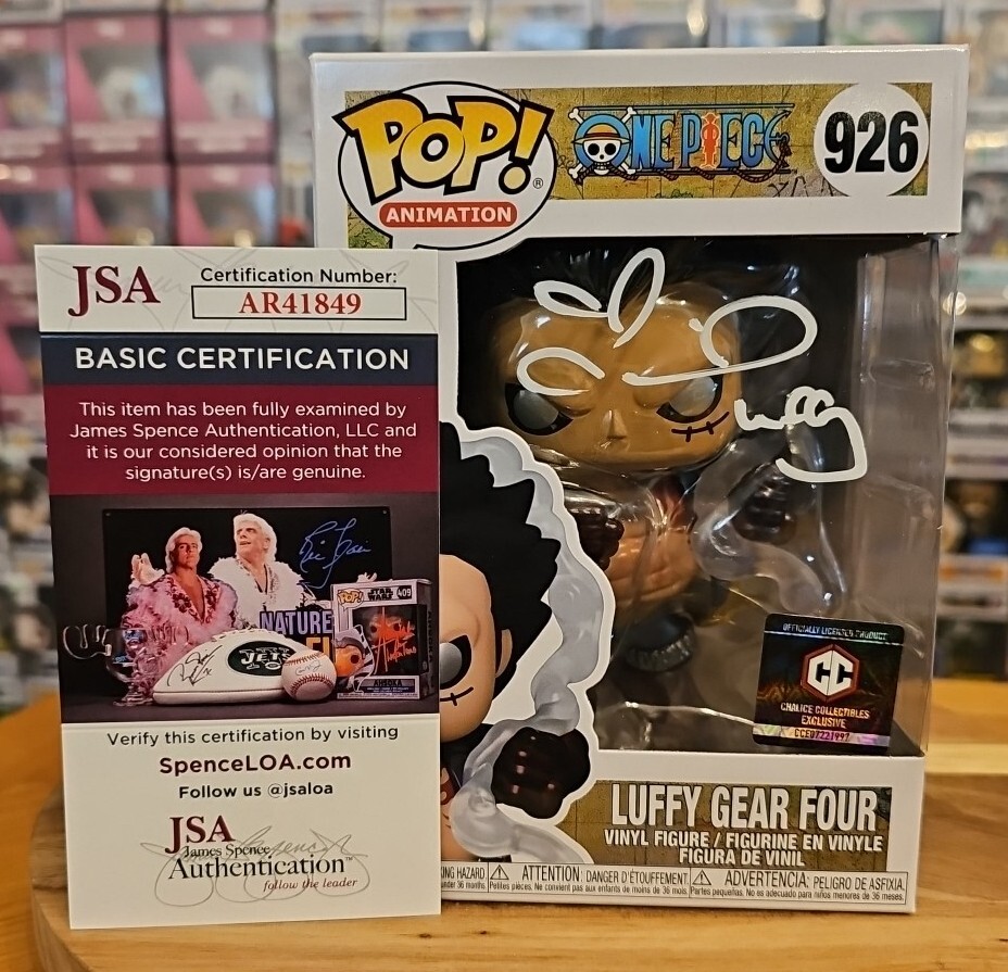 Funko Pop One Piece Luffy Gear Four #926 JSA COA Signed By Colleen