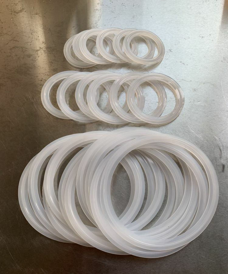 1.5" 2" 4" Tri Clamp Silicone Gaskets Kit For Moonshine Still Homebrew