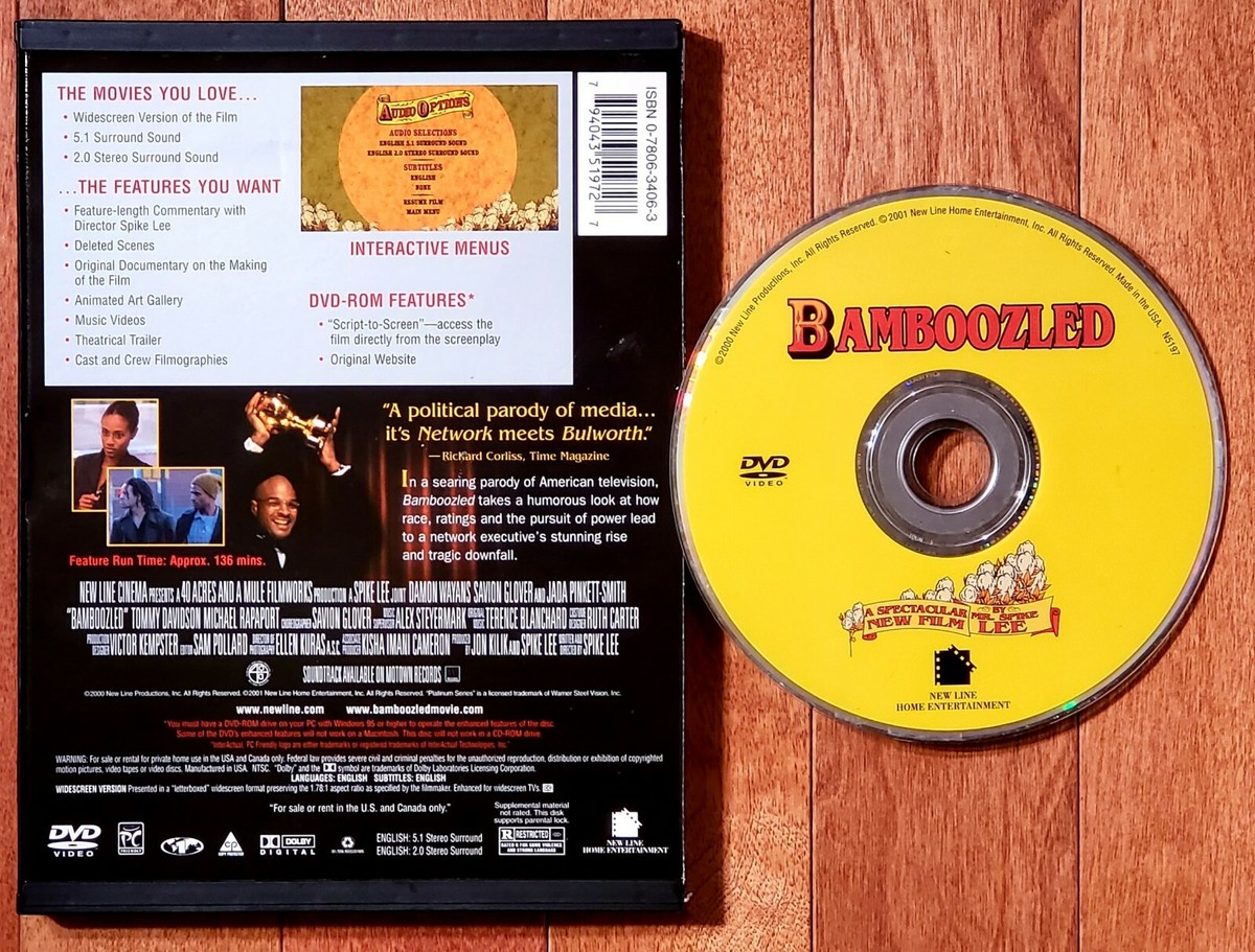 Bamboozled (DVD, 2001) *RARE* OOP ~FREE SHIPPING~ Spike Lee