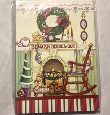 Mary Engelbreit Christmas Soft Cover Paper Journal  Warm Inside & Out New