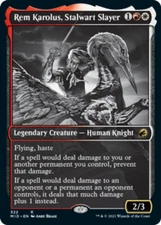 1x Rem Karolus, Stalwart Slayer - Showcase NM-Mint, English Innistrad: Midnight 