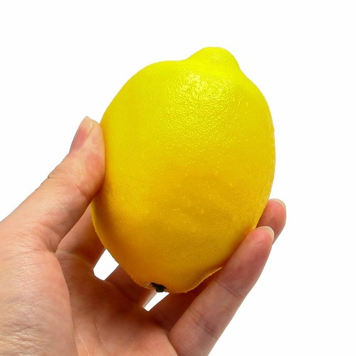 6/12x Artificial Faux Lemons Fake Fruit Yellow Lemon Kitchen Home Party Decor US - Picture 10 of 13