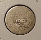 1845-1859 o seated liberty dime new orleans mintmark in wreath silver type coin