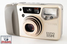  MINT  PENTAX ESPIO 115M gold Point  Shoot 35mm Film Camera From JAPAN 1336