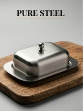 Stainless Steel Butter Storage Box – Dustproof & Moisture-Proof Keeper-UK