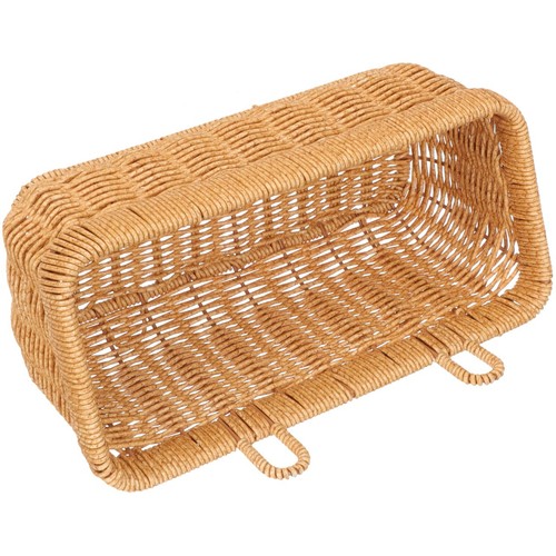 Handwoven Hanging Onion Basket, Wicker Hanging Basket Khaki Pp Wall Storage B... - Zdjęcie 7 z 9