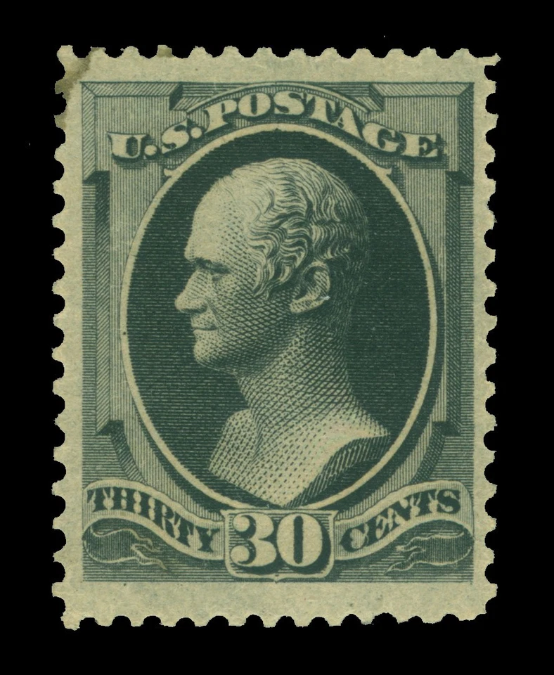 US 1879  Hamilton  30c black  Scott # 190  mint MLH  VF-XF w/Cert. - Image 2 of 4