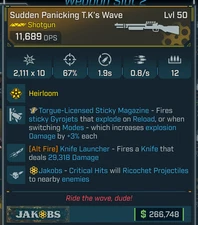 Borderlands 4 • Legendary Guns • T.K's Wave Shotgun • Lvl 50 • PS PC XB