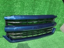 For 2016-18 Chevrolet Silverado 1500 High Country Front Grille Deep Ocean Blue
