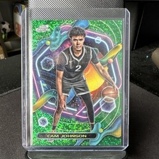 2023-24 Topps Cosmic Chrome - Cam Johnson #14 Green Space Dust Refractor /75
