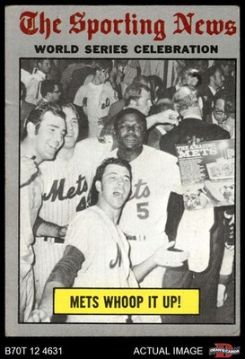 1970 Topps #310 1969 World Series - Mets Whoop it Up Mets / Orioles 2 - GOOD