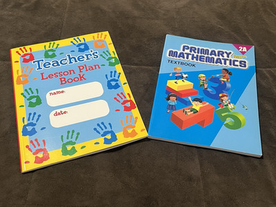 Teacher's Lesson Plan & Singapore Primary Mathematics 2A Textbooks Standards Ed