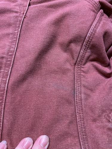 Vintage Carhartt Detroit Jacke Damen Gr. M WJ097 VRS Rose Decke gefüttert Arbeit - Bild 18 von 18