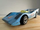 Vintage 1973 Hot Wheels Pennzoil Racer Race Car Blue Diecast Excellent Condition