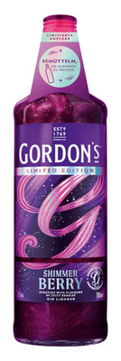 (17,9 /l) Gordon's Shimmer Berry Likör 20% 0,7l Flasche