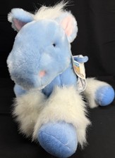 VTG 17" Animal Alley Blue Pegasus Horse Toys R Us 2000 COMMONWEALTH Plush