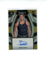 2024 Select WWE Bronco Nima #SL-BNM Rookie RC Silver Prizm Autograph Auto