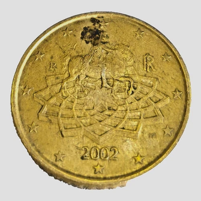 #ad 2002 Euro 50 Cents Germany Coin Rare Excellent Condition $450.00