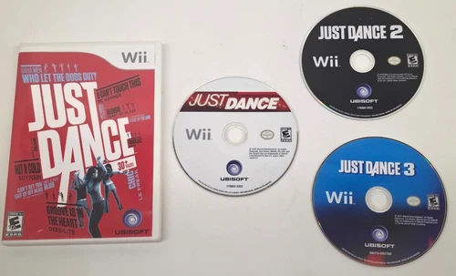 New ListingJust Dance Game Lot (Nintendo Wii) Just Dance 1 Complete, 2 & 3 disc only