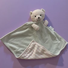 Bella Tunno Poetic Plush Striped Pink Bear Love Heart Security Blanket Lovey