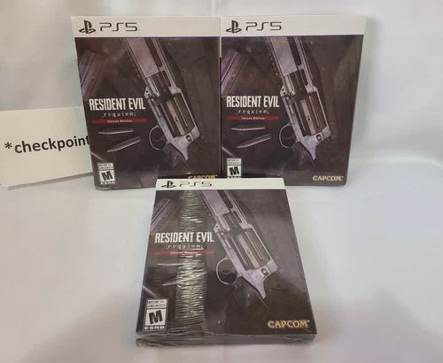 NEW 1x Resident Evil Requiem Deluxe Steelbook Edition (PS5) SEALED! READ DESCR.