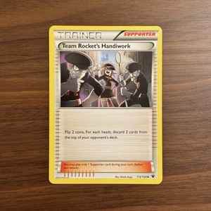 Team Rocket's Handiwork 112/124 XY Fates Collide Pokemon Card