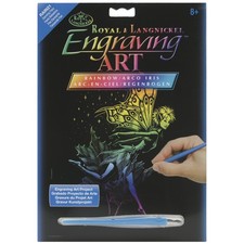 Rainbow Foil Engraving Art Kit 8"X10" Dancing Fairy