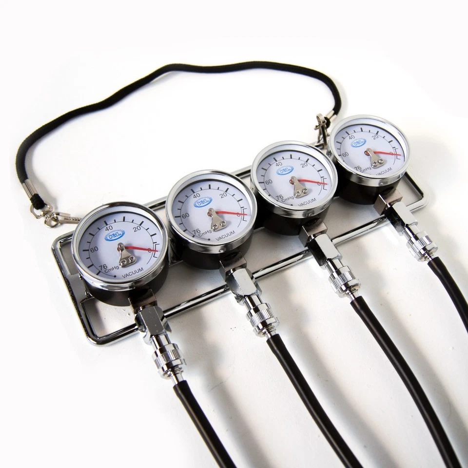 K&L Deluxe Multi Carburador Sincronizador de Carburador Medidor de Vacío Sintonizador Herramienta Sincronización ATV Foto 3 de 3