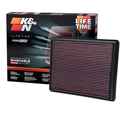 KN High-Flow Original Lifetime Engine Air Filter Increase Power Compatible