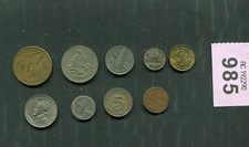 Lot of  9 coins of  Guatemala and Panama